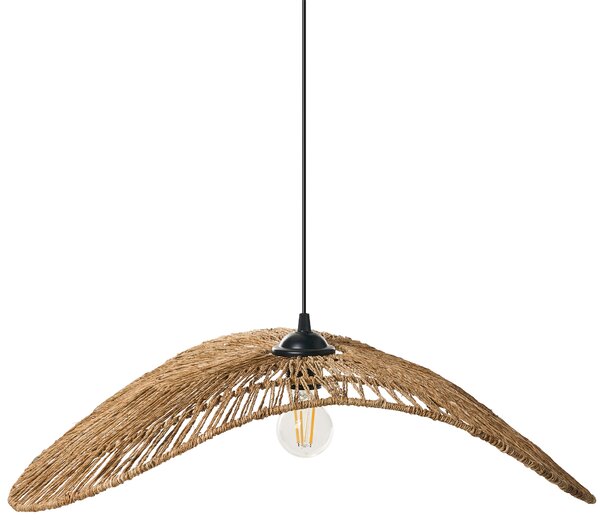 Závěsná lampa YAGUEZ Juta Přírodní