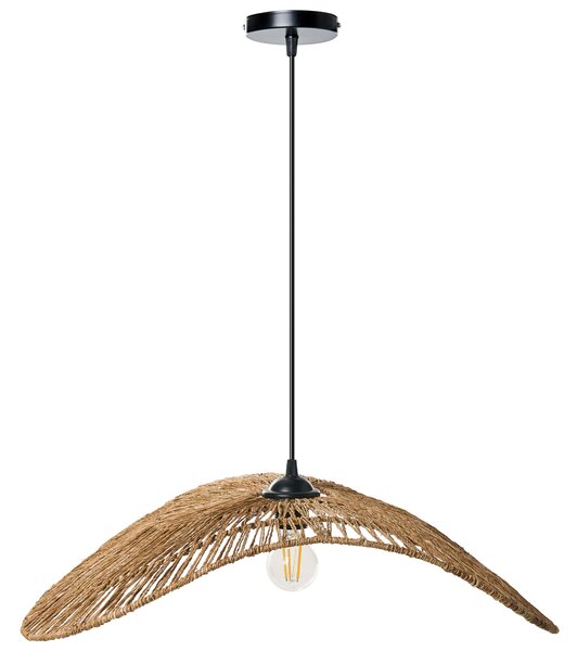 Závěsná lampa YAGUEZ Juta Přírodní