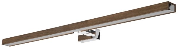 BRILAGI-LED Koupelnové osvětlení zrcadla WOODY MIRROR LED/15W/230V IP44 dub/chro