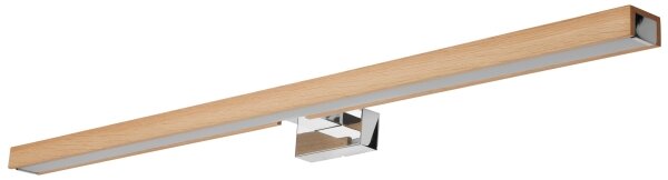 Brilagi-LED Koupelnové osvětlení zrcadla WOODY MIRROR LED/15W/230V IP44 dub/chro