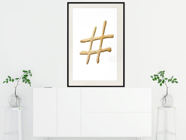 Plakát Zlatý hashtag
