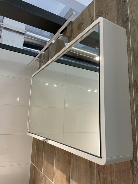 Lavedo Toscana White 100 zrcadlová skříňka do koupelny s LED osvětlením