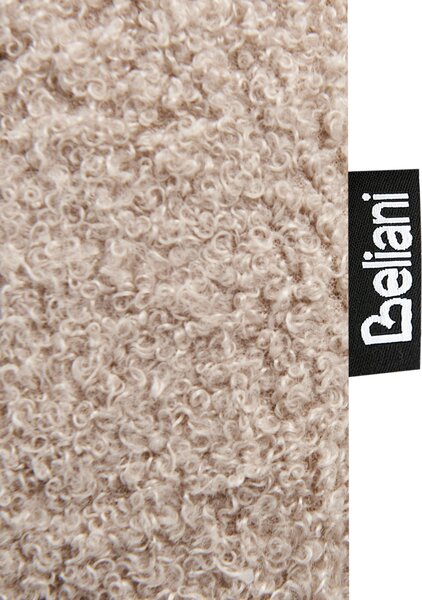 Postel Buklé LESSAY 160 x 200 cm Taupe