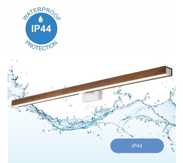Brilagi-LED Koupelnové osvětlení zrcadla WOODY MIRROR LED/15W/230V IP44 dub/bílá
