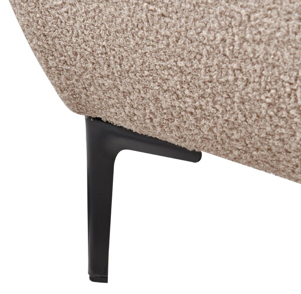 Postel Buklé LESSAY 160 x 200 cm Taupe