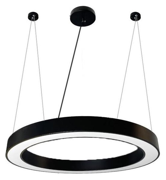 LED Lustr na lanku LED/50W/230V 4000K pr. 100 cm černá