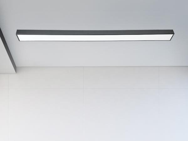 LED Stropní svítidlo LED/32W/230V 4000K 120x7 cm černá