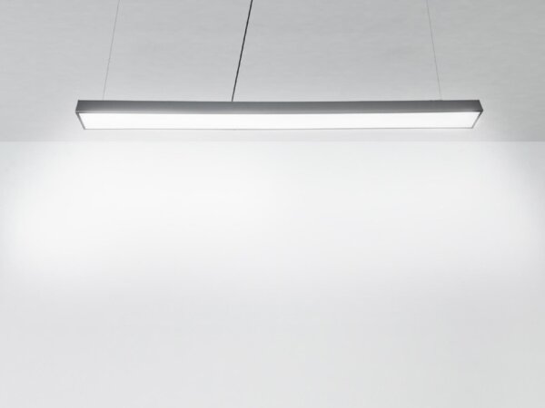 LED Lustr na lanku LED/32W/230V 4000K pr. 120 cm černá