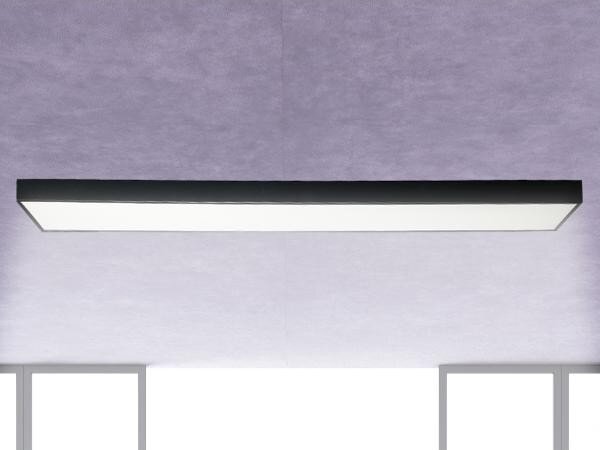 LED Stropní svítidlo LED/32W/230V 4000K 120x13 cm černá