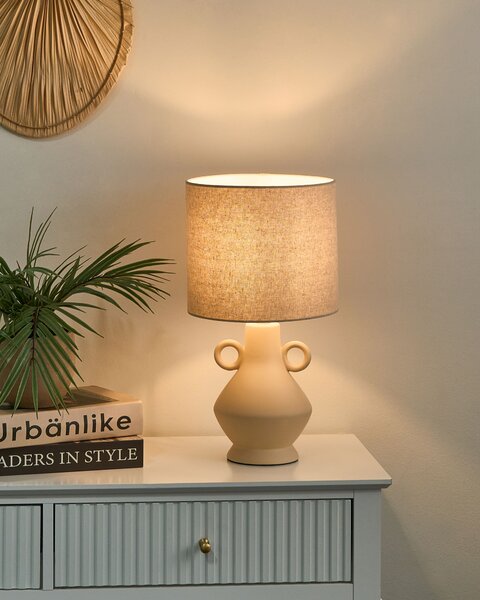 Stolní lampa KERULEN Keramika Béžová