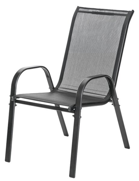 Set dvou zahradních židlí SHIRLEY černý