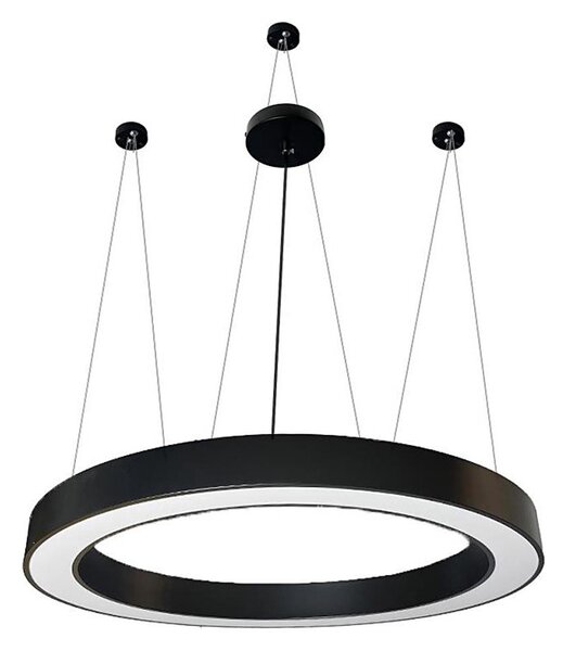 LED Lustr na lanku LED/60W/230V 4000K pr. 120 cm černá