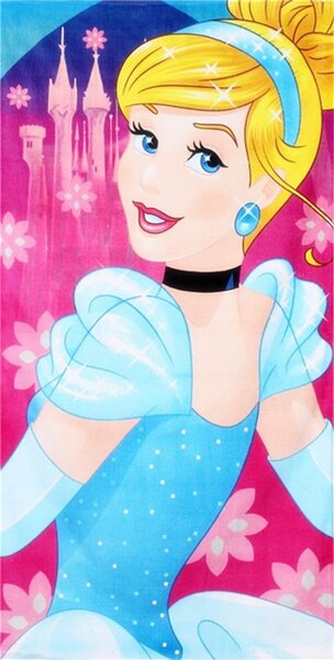 Setino Plážová osuška Princezny 70 x 140 cm