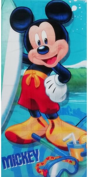 Setino Plážová osuška Myšák Mickey 70 x 140 cm