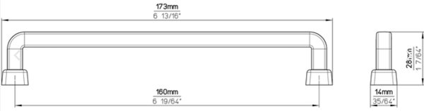 Siro SINTY ušlechtilá ocel matná 320 mm