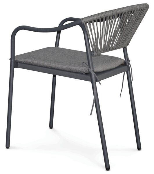 Zahradní židle šedá AZC-L1352 GREY