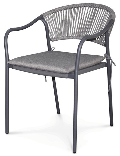 Zahradní židle šedá AZC-L1352 GREY