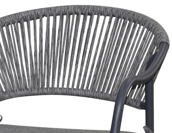 Zahradní židle šedá AZC-L1352 GREY