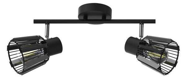 Prezent 27517 - Bodové svítidlo PONTEO 2xE27/40W/230V černá