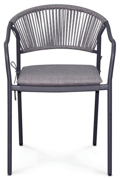 Zahradní židle šedá AZC-L1352 GREY