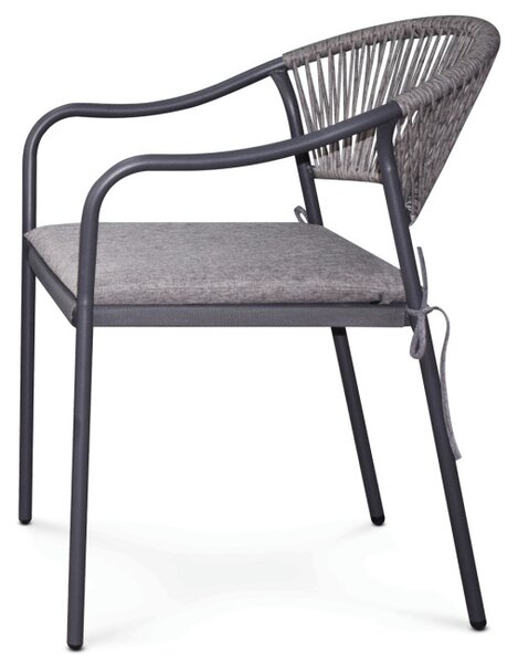 Zahradní židle šedá AZC-L1352 GREY