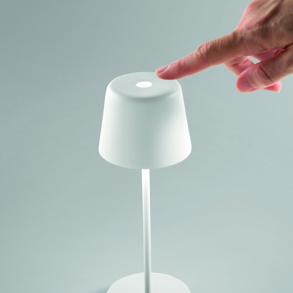 Ideal Lux - LED Stmívatelná dotyková stolní lampa CUTE LED/2,5W/3,7V IP65 bílá