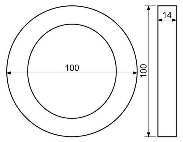 Domovní číslo 0", RN.100LV, broušené, stříbrná"