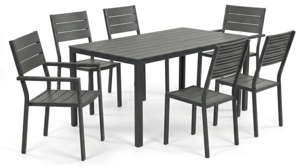 Set zahradního nábytku šedý AZS-B1656 GREY
