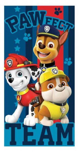 Setino Dětská bavlněná osuška Tlapková patrola / Paw Patrol - TEAM 70 x 140 cm