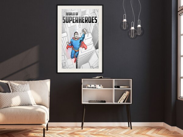 Plakát Svět superhrdinů