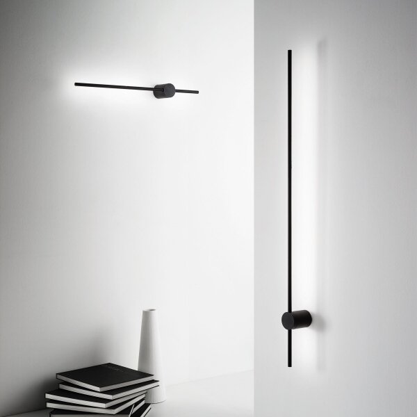 Ideal Lux - LED Nástěnné svítidlo ESSENCE LED/12W/230V 4000K 70 cm CRI 90 černá