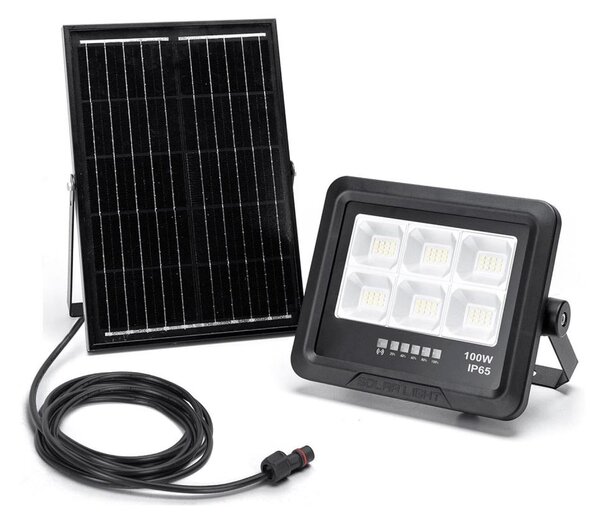 Aigostar - LED Stmívatelný solární reflektor LED/100W/3,4V IP65 + DO