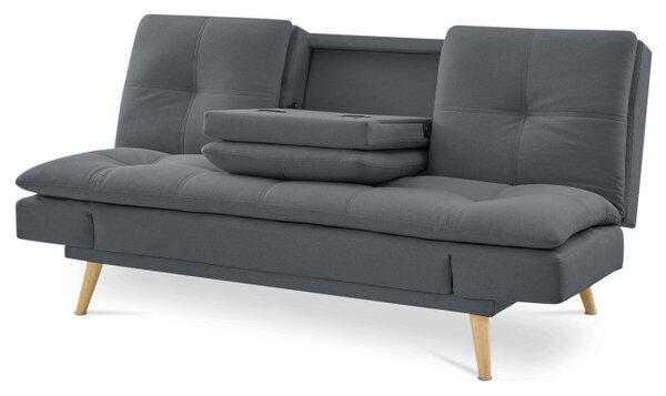 Třímístná rozkládací sedačka, šedá ASB-4720 GREY2