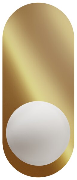 Sada 2 nástěnných lamp LEISI Zlatá