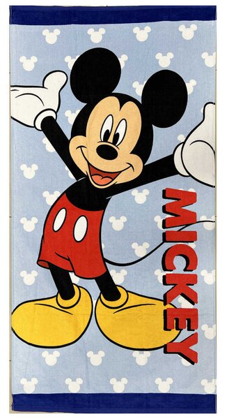 Setino Plážová osuška Minnie a Mickey 70 x 140 cm světle barva a vzor: Červená
