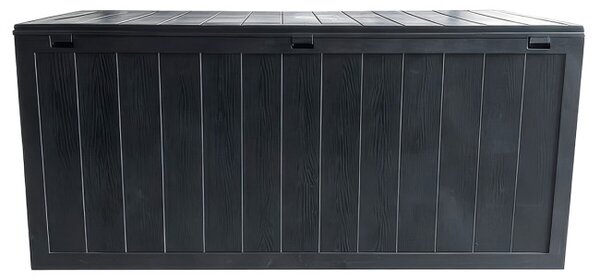 Zahradní úložný box šedý 280 L AZB-G2075 GREY