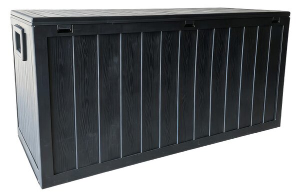 Zahradní úložný box šedý 280 L AZB-G2075 GREY