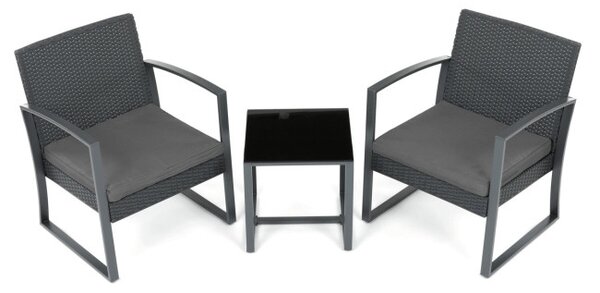 Set zahradního nábytku šedý AZS-H1111 GREY