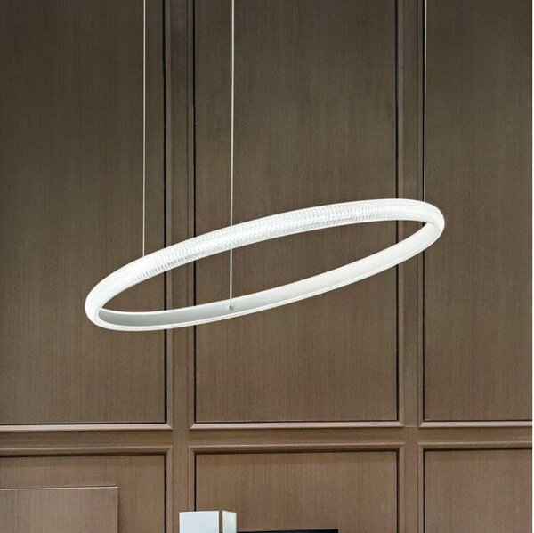 Ideal Lux - LED Lustr na lanku MIRACLE LED/25W/230V pr. 40 cm CRI 90 matný chrom