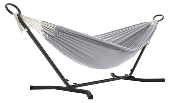 Houpací síť se stojanem šedá AZL-E1201 GREY