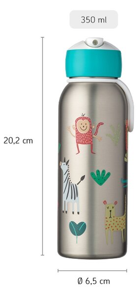 Dětská nerezová lahev, 350ml, Mepal, liška