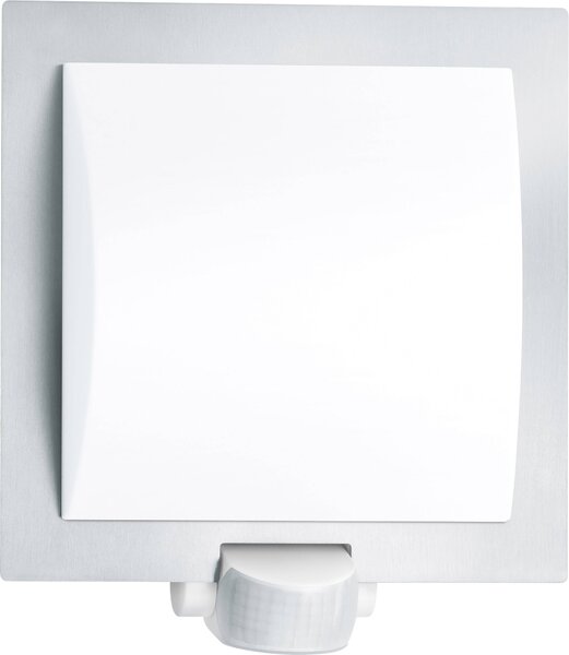 Steinel AUSSENLEUCHTE L 20 S EDELSTAHL 566814 venkovní nástěnné osvětlení s PIR detektorem LED E27 60 W stříbrná