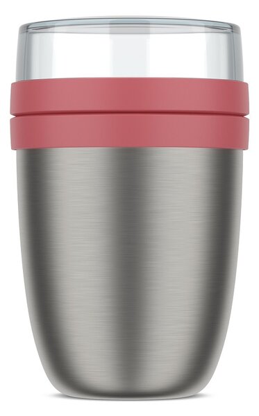 Termobox z nerezové oceli Ellipse, 500ml, Mepal, tmavě růžový