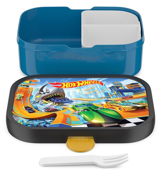 Dětský svačinový box Campus, 750ml, Mepal, Hot wheels