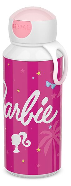 Dětská láhev na vodu s pítkem Campus, 400ml, Mepal, Barbie