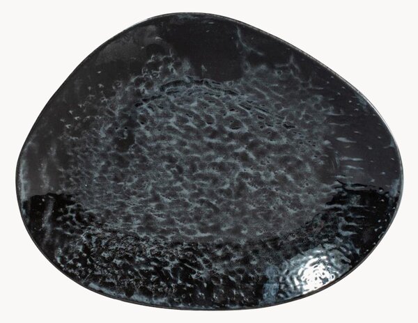 Sada oválných snídaňových talířů z porcelánu Uranus, 4 díly