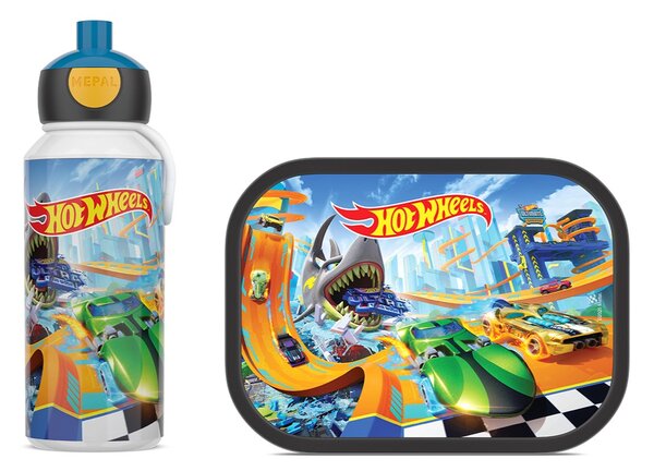 Dětský svačinový box Campus, 750ml, Mepal, Hot wheels