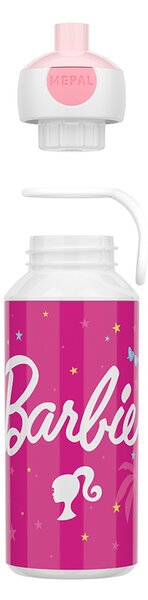Dětská láhev na vodu s pítkem Campus, 400ml, Mepal, Barbie