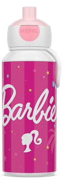 Dětská láhev na vodu s pítkem Campus, 400ml, Mepal, Barbie