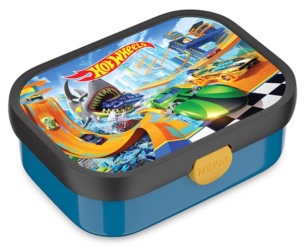 Dětský svačinový box Campus, 750ml, Mepal, Hot wheels